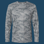 Unisex Pompano Performance Camo Long Sleeve T-Shirt