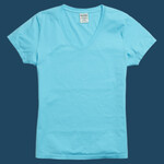 Women's Garment-Dyed V-Neck T-Shirt