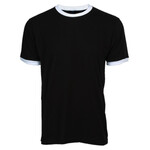 Unisex Fine Jersey Ringer T-Shirt