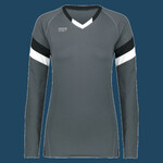 Girls TruHit Tri-Color Long Sleeve Jersey