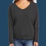 Women's Beach Wash ® Garment Dyed V Neck Sweatshirt