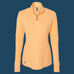 Women's 3-Stripes Quarter-Zip Sweater Pullover