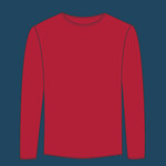 Youth Garment-Dyed Long Sleeve T-Shirt