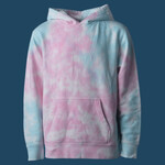 Youth Midweight Tie-Dyed Hooded Sweatshirt