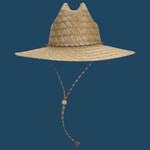 OTTO CAP Straw Lifeguard Hat w/Adjustable Cord