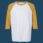 Unisex CVC Three-Quarter Sleeve Tee