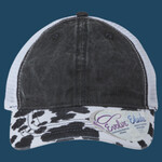 Women's Printed Bill with Mesh Back Cap