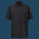 Women's Mimix™ Short Sleeve Cook Shirt with OilBlok