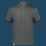 Youth Eco Revive™ Ventura Soft Knit Short Sleeve Hooded Sweatshirt