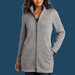 Women's Arc Sweater Fleece Long Jacket