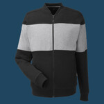 Unisex Anchor Fleece Colorblocked Bomber Jacket