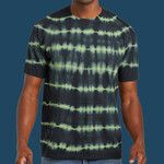 Allover Stripe Tie Dye Tee