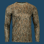 Men's Oxford Performance Camo Print Long Sleeve T-Shirt