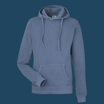 Unisex Pigment-Dyed Fleece Hooded Sweatshirt