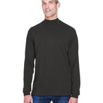 Sueded Jersey Mock Neck T-Shirt