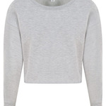Women's Cropped Pullover Sweatshirt