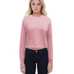 Women's Long-Sleeve Crop Boyfriend T-Shirt