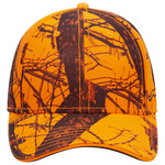 OTTO CAP Mossy Oak Camouflage Superior Polyester Twill Sandwich Visor 6 Panel Low Profile Baseball Cap